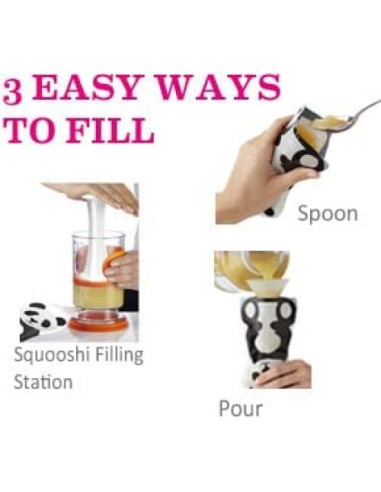 Bolsas Reutilizables Squooshi para Comida de Bebé 3.4oz - Paquete de 6