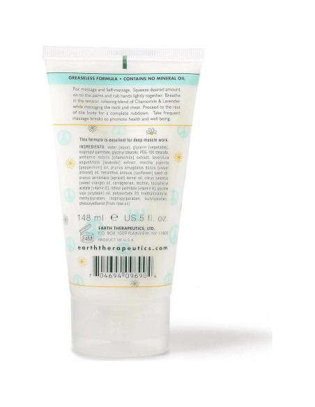 Loción de Masaje Anti-Estrés Earth Therapeutics 140g