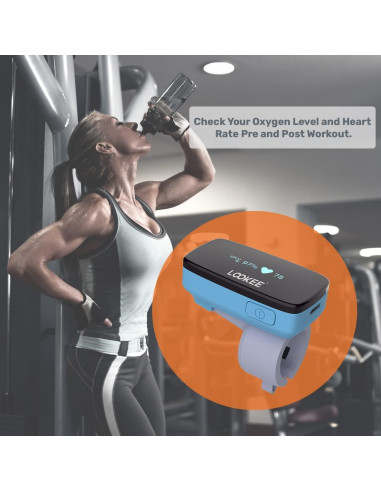 LOOKEE Anillo Oxímetro de Pulso - Monitor de Oxígeno Portátil