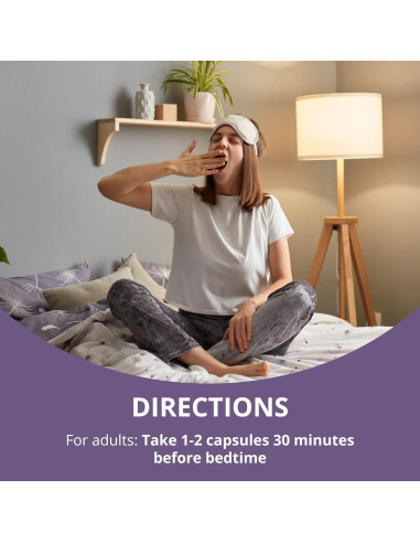 Suplemento para Sueño NuBest Sleep Xtra - 60 Cápsulas Veganas