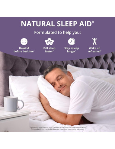 Suplemento para Sueño NuBest Sleep Xtra - 60 Cápsulas Veganas