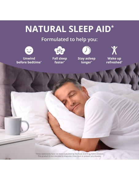 Suplemento para Sueño NuBest Sleep Xtra - 60 Cápsulas Veganas