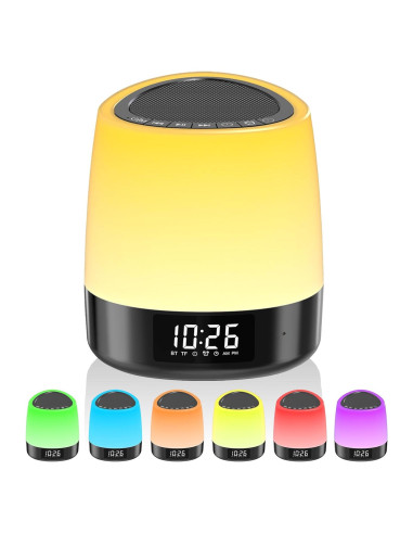 Máquina de Ruido Blanco SOMEYOU SY-Clock con Luz Nocturna