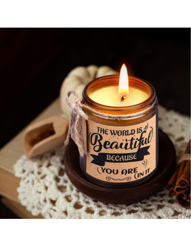 Juego de Velas Aromáticas KIYTARBOO Lavanda y Vainilla 2x255g