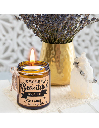 Juego de Velas Aromáticas KIYTARBOO Lavanda y Vainilla 2x255g