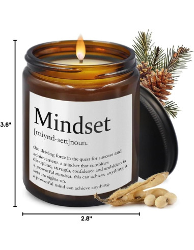 Vela Aromática de Cedro THDSE 240g - Regalo Motivacional