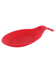 Soporte de Cuchara de Silicona Servette Home Rojo 20x10 cm
