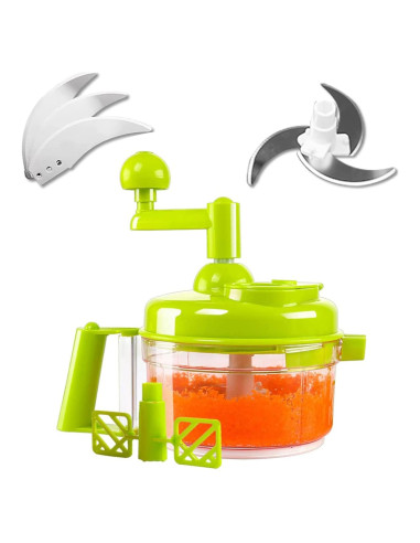 Procesador de Alimentos Manual Tenta Kitchen 1200 ml Verde