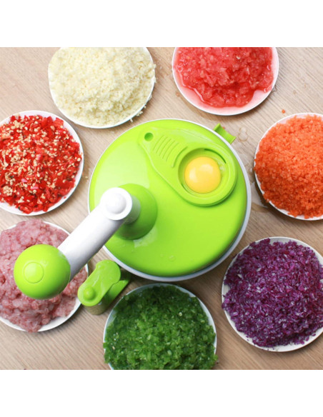 Procesador de Alimentos Manual Tenta Kitchen 1200 ml Verde