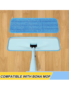 8 Cabezas de Repuesto Mopas Microfibra H-Gamely 41,91 cm 2