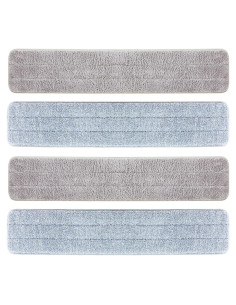 Mopas Reutilizables de Microfibra CQT 65x13 cm 4 Piezas
