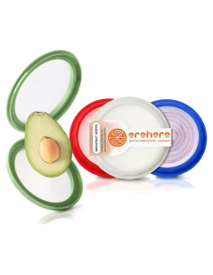 Juego de 4 Contenedores de Almacenamiento Erehere - Silicona Hermética