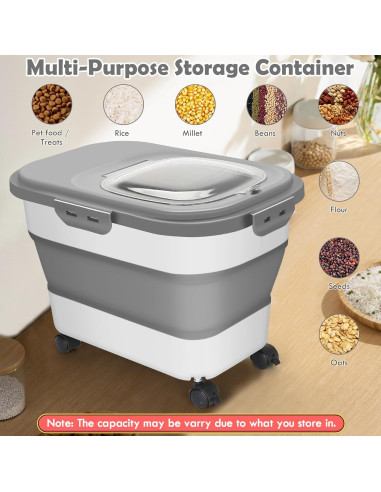 Contenedor de Almacenamiento para Mascotas SSAWcasa 20L