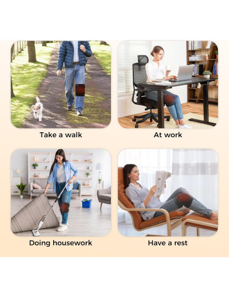 Férula de Rodilla Calentada Gasumos 3000mAh 3 Modos