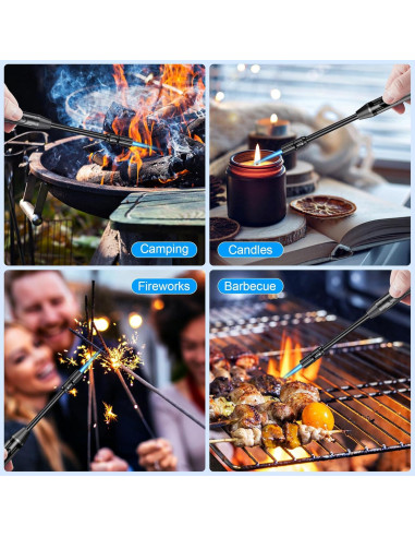 Encendedor de Antorcha Recargable TOPKAY Cuello Flexible