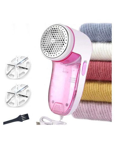 Afeitadora de tela JUNDALINDA USB con 2 cuchillas 181g