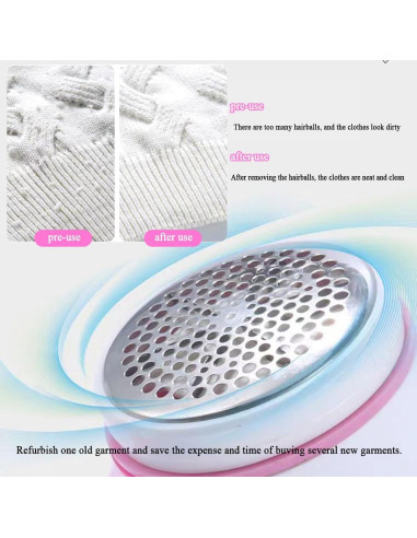 Afeitadora de tela JUNDALINDA USB con 2 cuchillas 181g