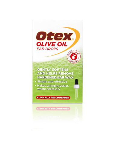 Gotas de aceite de oliva Otex 10 ml para cera de oído