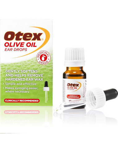 Gotas de aceite de oliva Otex 10 ml para cera de oído