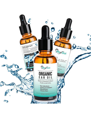 Gotas para Oídos WaxOut - Aceite Natural de Cera y Ajo 81g