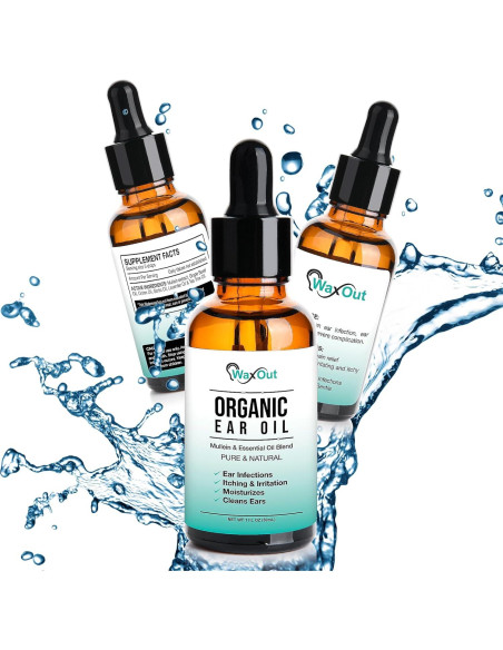 Gotas para Oídos WaxOut - Aceite Natural de Cera y Ajo 81g