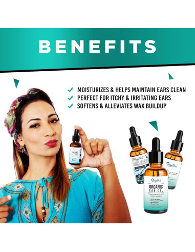 Gotas para Oídos WaxOut - Aceite Natural de Cera y Ajo 81g