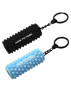 Mini Rodillo de Espuma Tizee en Llavero - 2 Colores Mixtos