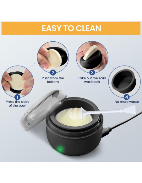 Kit de Cera para Nariz y Oídos Suerbeaty 100g USB Calentamiento