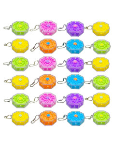 Paquete de 24 Rompecabezas de Laberinto Mini Hawcay