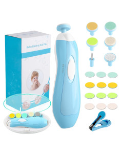 Cortador de Uñas Eléctrico Consevisen 20 en 1 para Bebés y Adultos