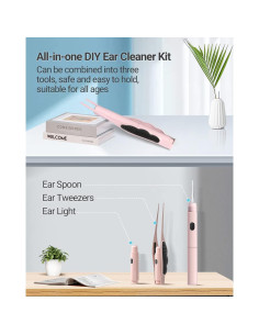 Kit de Limpieza de Oídos TEYIYES con Luz Recargable 7 Piezas 2