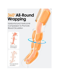 Masajeador de Piernas SLOTHMORE con Calor y Compresión 3 Niveles 2