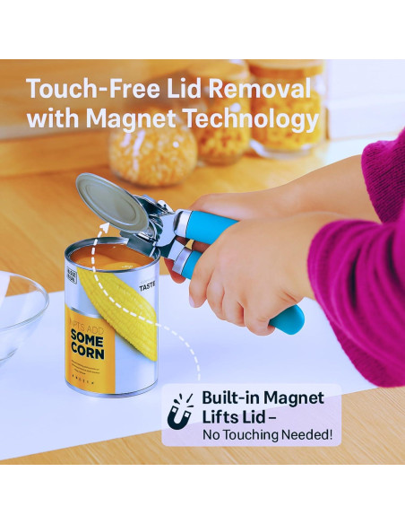 Abrebotellas Manual DIVIDE STAR Azul con Cuchilla de Acero