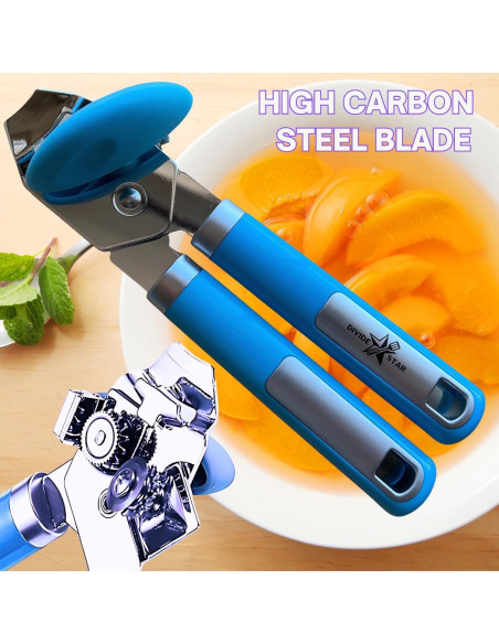 Abrebotellas Manual DIVIDE STAR Azul con Cuchilla de Acero