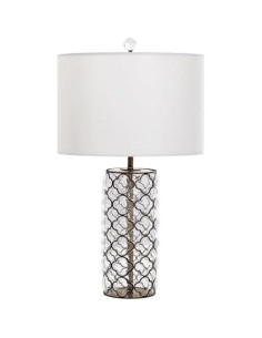 Lámpara de mesa Small Corsica Cyan Design 64.1 cm vidrio 2