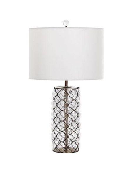 Lámpara de mesa Small Corsica Cyan Design 64.1 cm vidrio