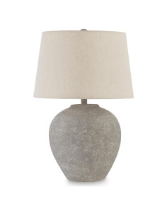 Lámpara de mesa Ashley 65.4 cm diseño piedra marrón