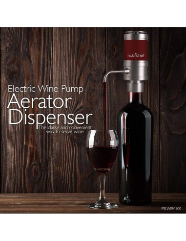 Dispensador de Vino Eléctrico NutriChef PSLWPMP50 236ml