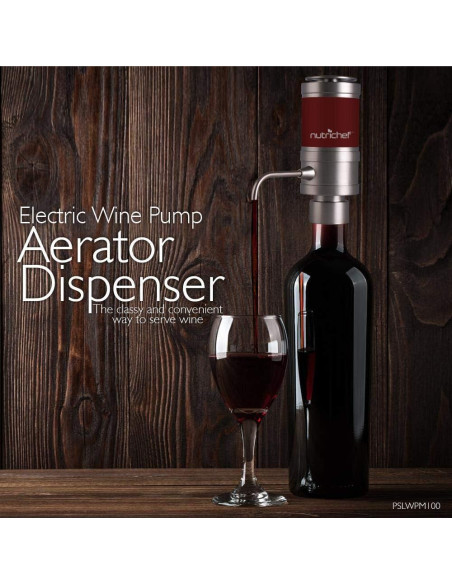 Dispensador de Vino Eléctrico NutriChef PSLWPMP50 236ml