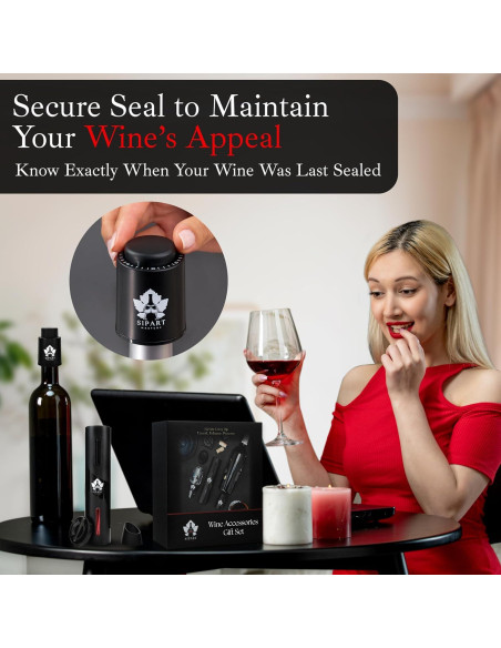 Juego de Sacacorchos Eléctrico SipArt Mastery 5 en 1