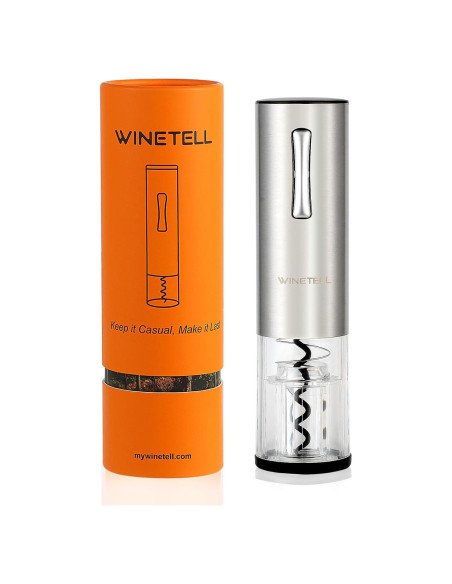 Abridor de Vino Eléctrico WINETELL Recargable 286g