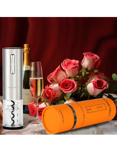 Abridor de Vino Eléctrico WINETELL Recargable 286g