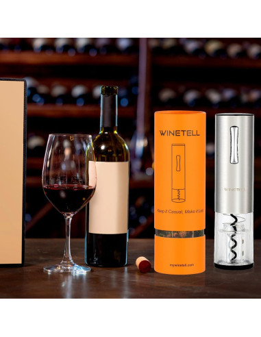 Abridor de Vino Eléctrico WINETELL Recargable 286g