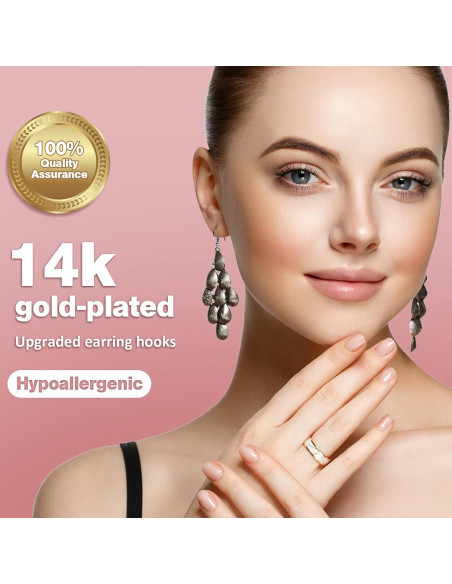 Ganchos de Aretes Hipoalergénicos iewyck Oro 14k 300 Pcs
