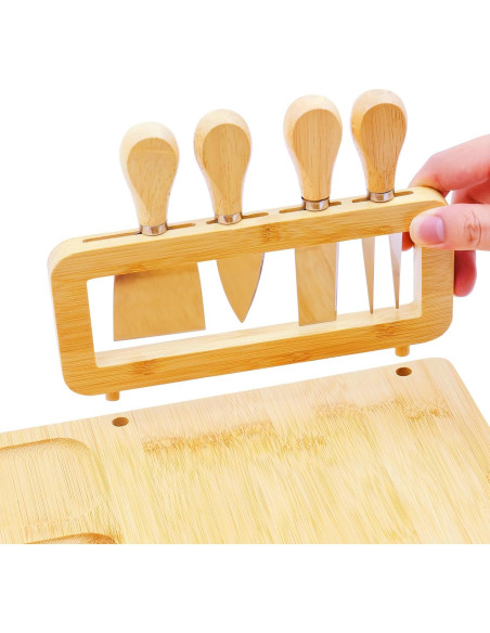 Tabla de Queso de Bambú Welsteepse 33x20 cm Ligera
