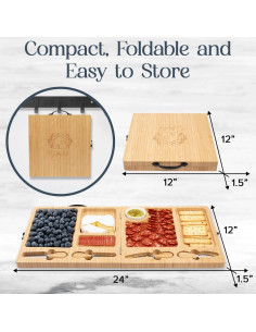 Tabla de Charcutería Plegable Storybook Living 61x30cm 2