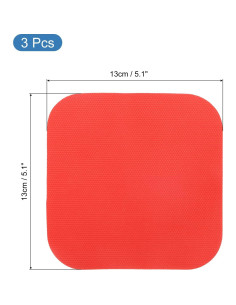 3 Piezas Abridores de Tarros de Goma uxcell Antideslizantes 2