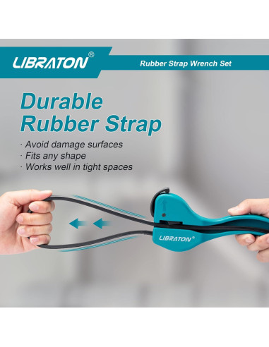 Juego de Llaves de Correa Libraton 2 Piezas Ajustables