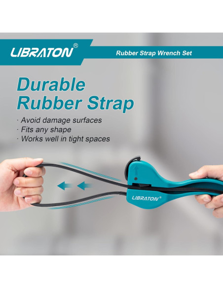 Juego de Llaves de Correa Libraton 2 Piezas Ajustables