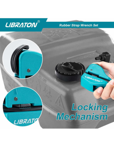 Juego de Llaves de Correa Libraton 2 Piezas Ajustables